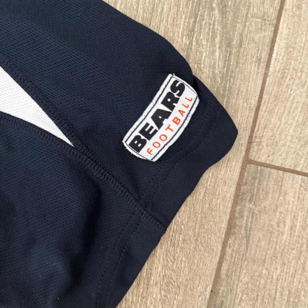 NFL Team Apparel Chicago Bears Navy Orange Polo Shirt XL Football